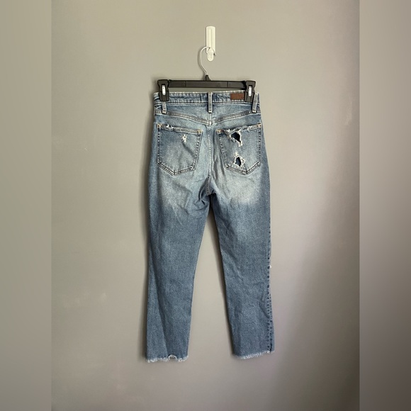 Abercrombie & Fitch Zoe Natural Rise Ankle Straight Jeans Size 25 - Picture 3 of 3